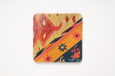 Coaster with Kilim Pattern