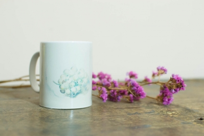 Coffee Mug. Grapes